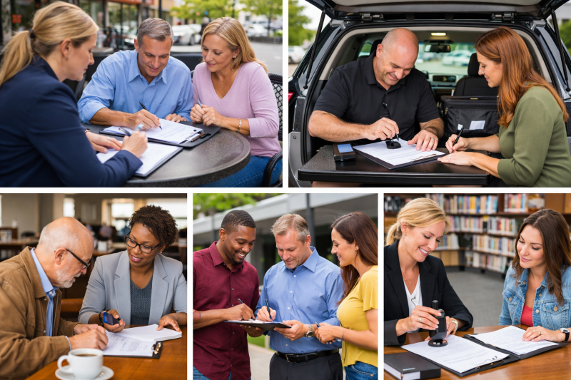 Notaries in the field